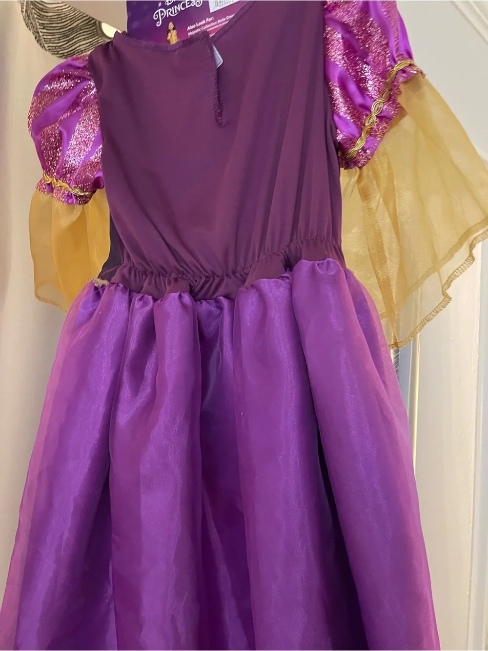 Disney’s Rapunzel Purple and Gold Princess Costume Dress size 4/6